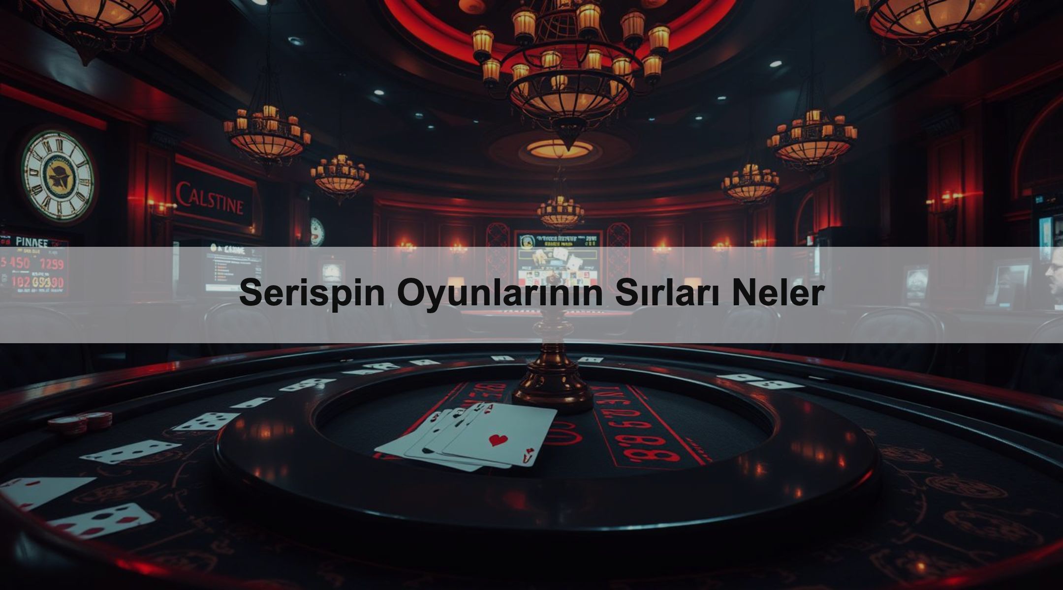 Serispin Oyunlarının Sırları Neler